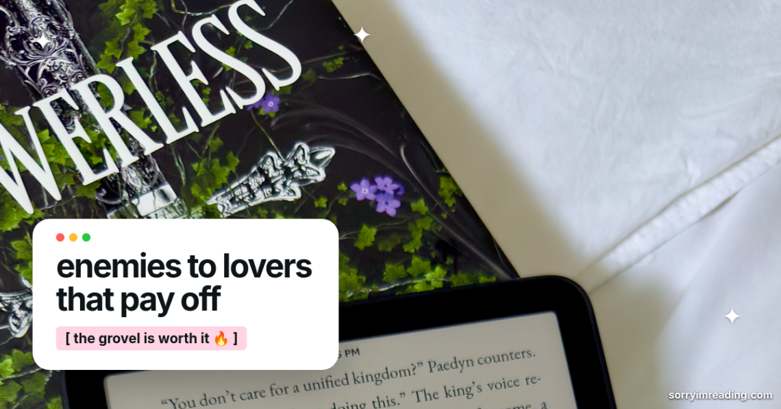 Enemies-to-Lovers Books for Adults That Pay Off cover photo