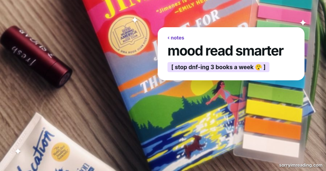 How to Mood Read Without Wasting Your Time cover photo