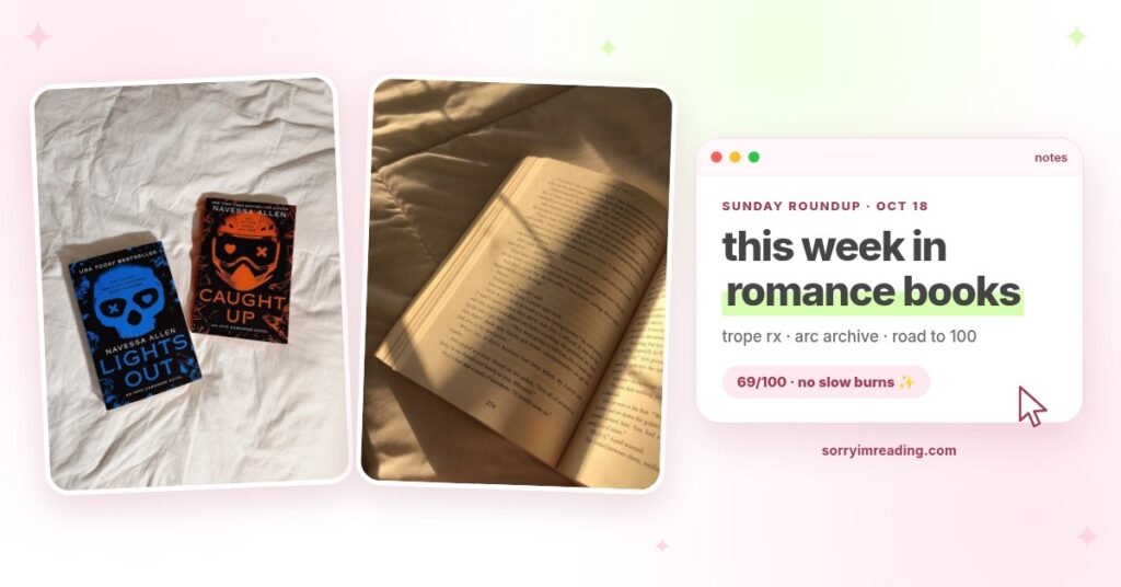 Sunday Roundup: Enemies-to-Lovers Picks, Daughter of the Tempest + 69/100